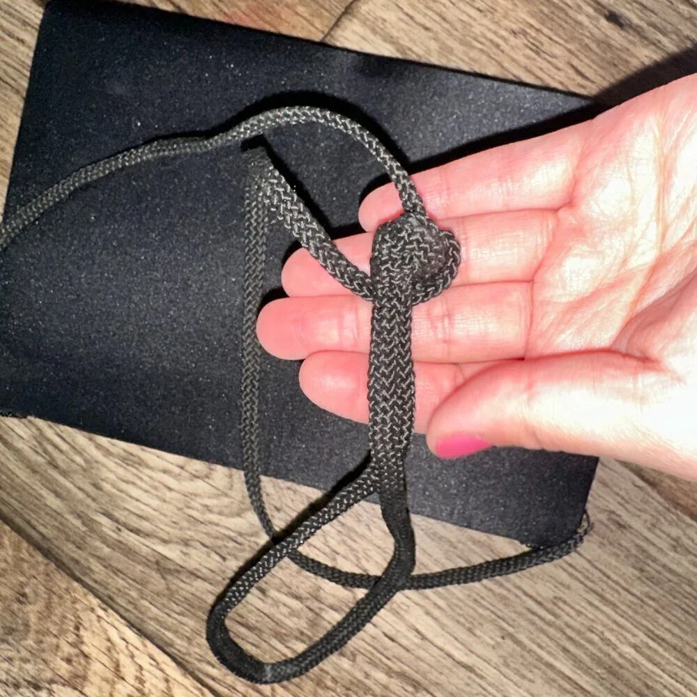 Black Silk Sequin Small Crossbody Bag